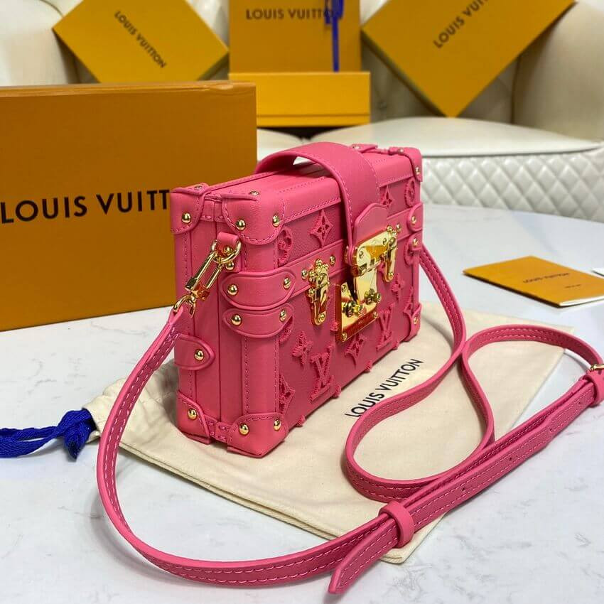 Louis Vuitton Petite Malle Bag M20745 Fluo Pink
