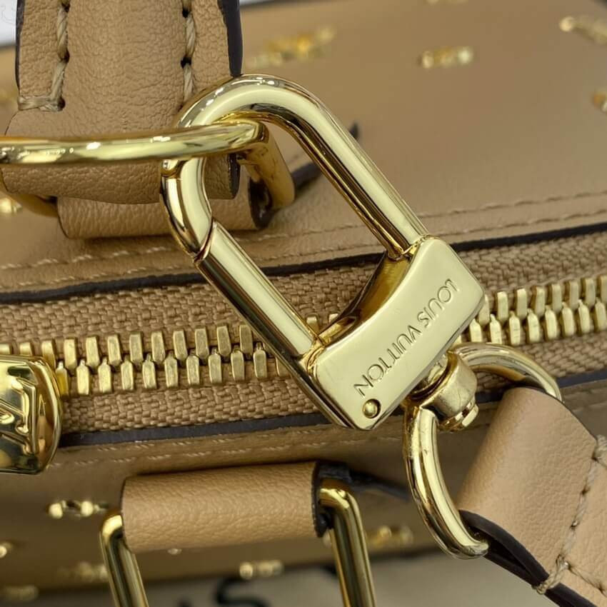 Louis Vuitton Alma BB Monogram Metal in Beige M58638