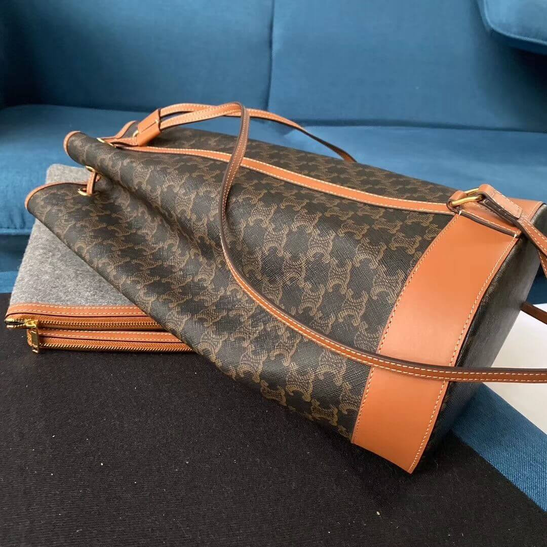 Celine Medium Sailor Bag In Triomphe Canvas 191532