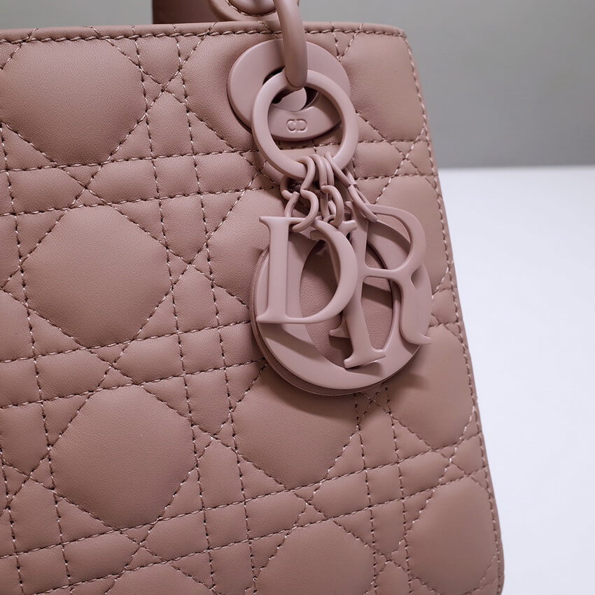 Lady Dior My ABCDior Bag in Ultramatte Cannage Calfskin M0538