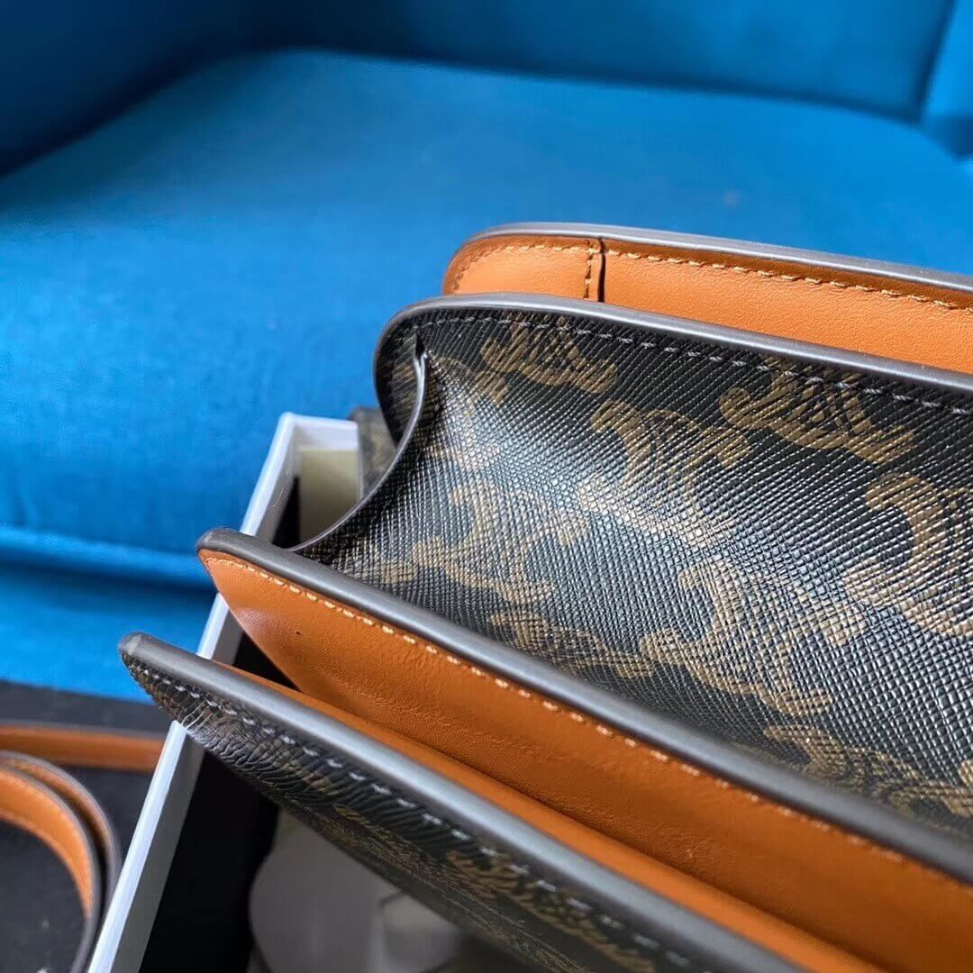 Celine Medium Classic Bag In Triomphe Canvas 189173