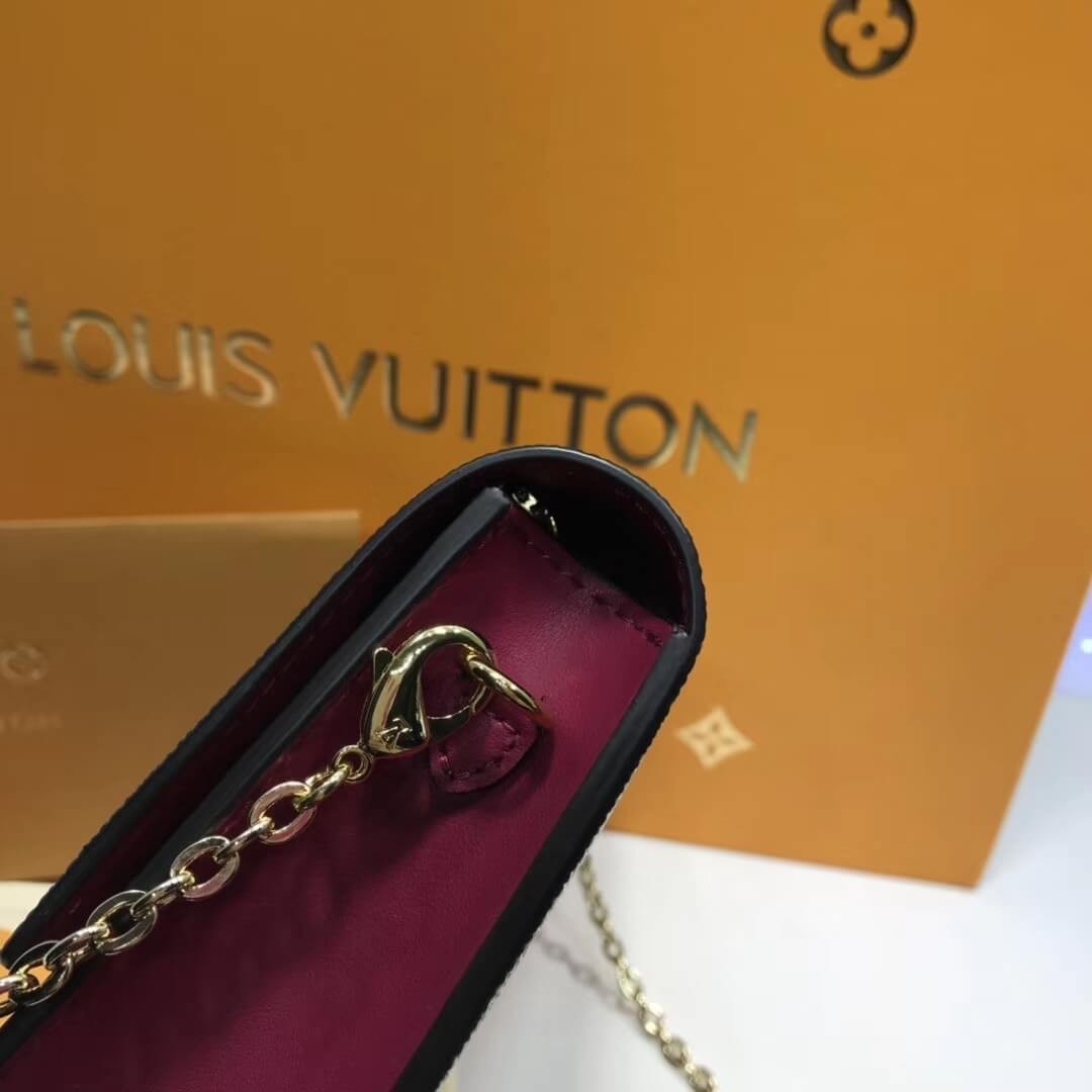 Louis Vuitton Monogram Canvas Flore Chain Wallet M67404 M67405