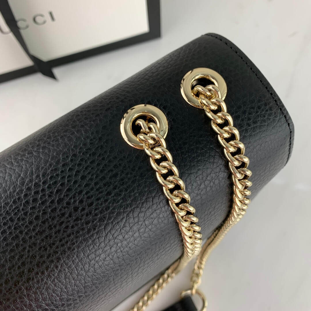 Gucci Interlocking GG Leather Crossbody Bag 28cm 510303