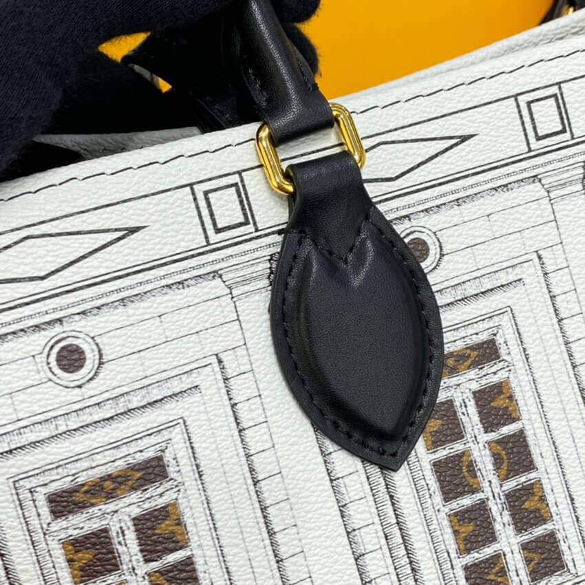 Louis Vuitton Printed Matte Calf Leather Onthego MM M59264