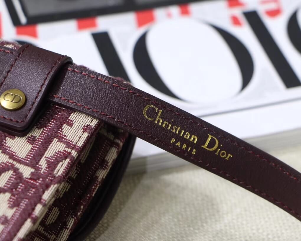Christian Dior Oblique Saddle Belt Bag S5619