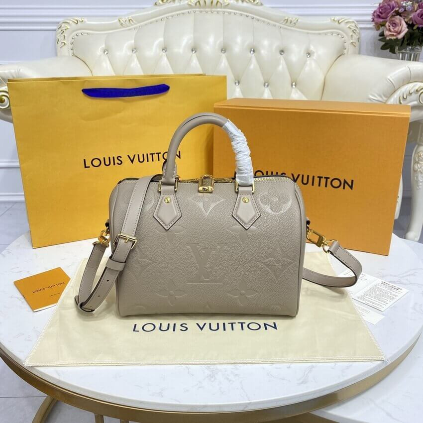 Louis Vuitton Monogram Empreinte Speedy Bandouliere 25 M59273