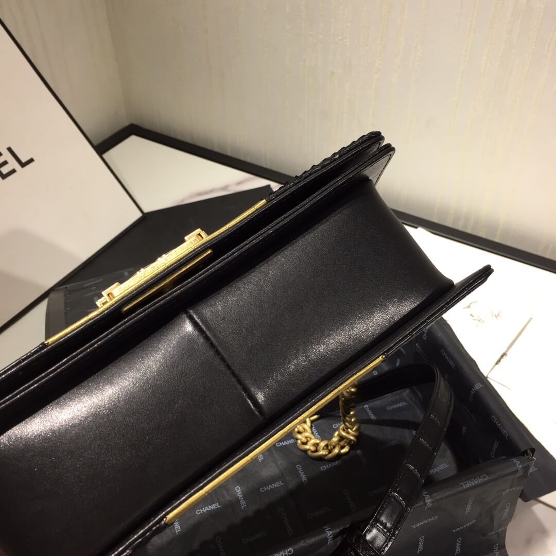 Chanel Small Boy Chanel Handbag A67085 Gold/Black