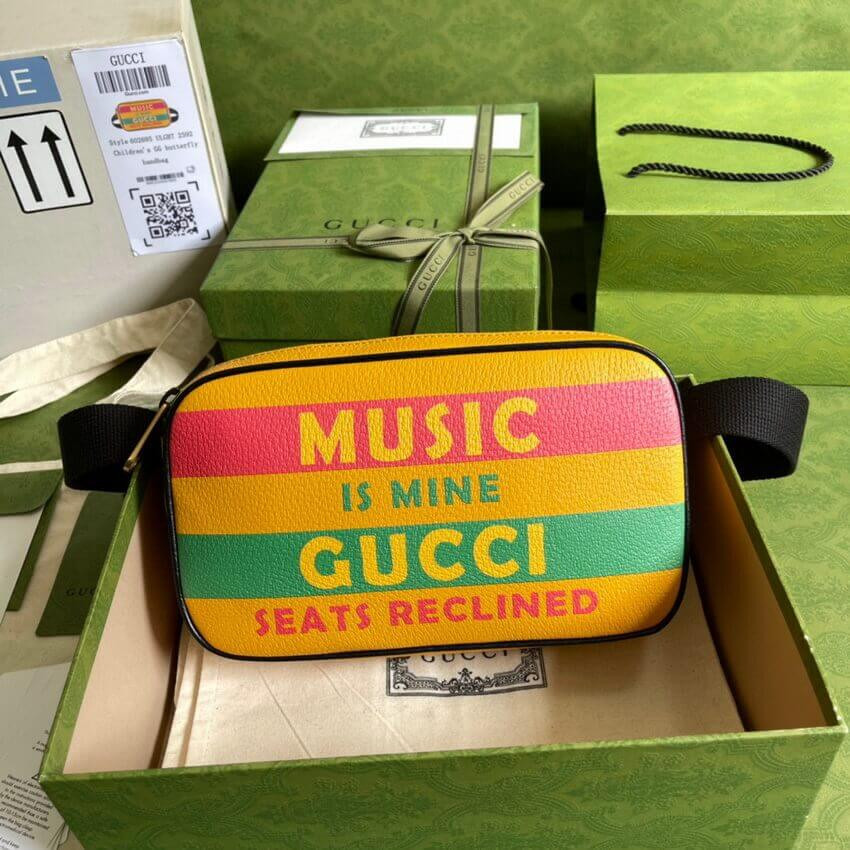 Gucci 100 Belt Bag In Yellow Leather 602695