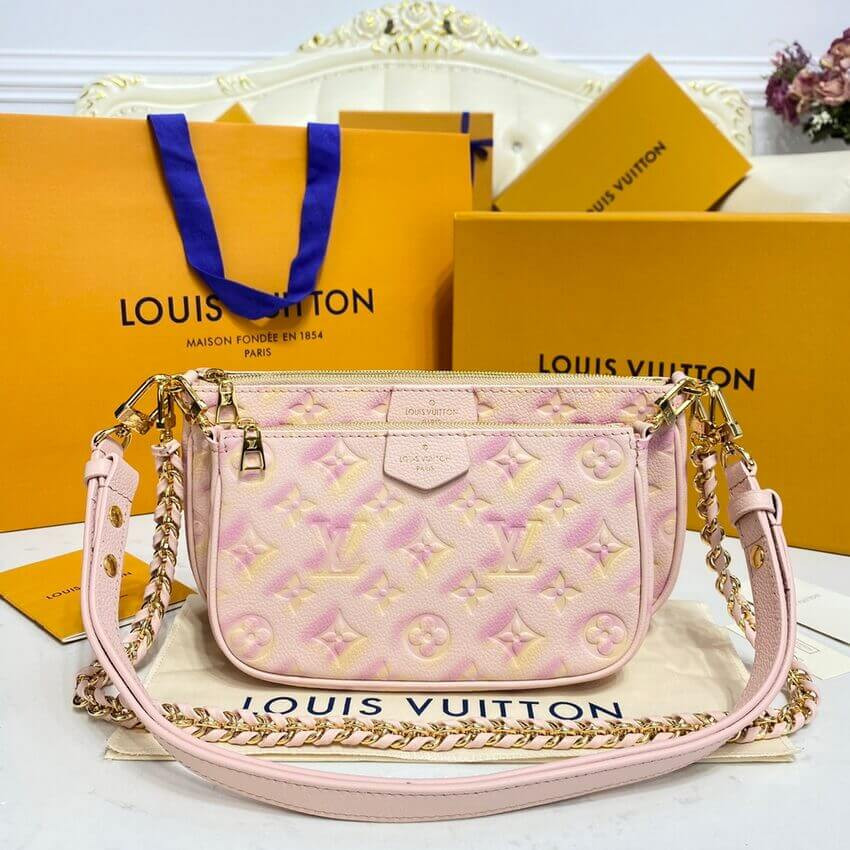Louis Vuitton Multi Pochette Accessoires M46093 Pink
