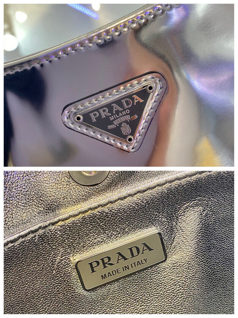 Prada Cleo Brushed Leather Shoulder Bag 1BC499