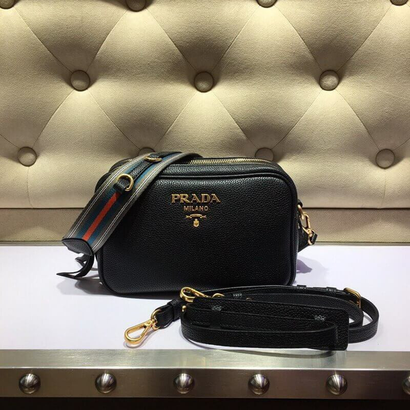 Prada Leather Shoulder Bag 1BH082