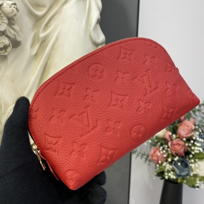 Louis Vuitton Monogram Empreinte Cosmetic Pouch PM M69414