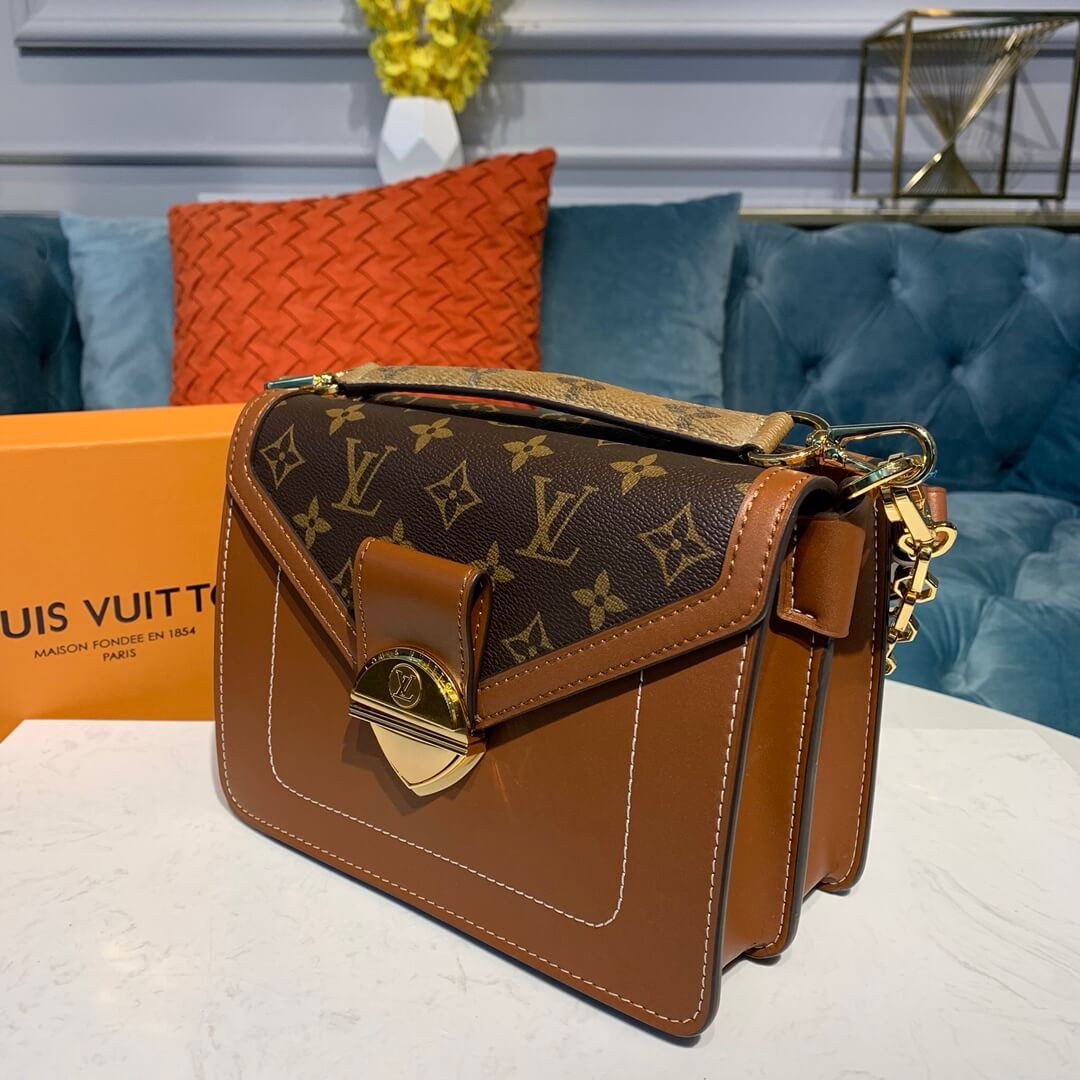 Louis Vuitton Monogram Reverse Canvas Biface M44386