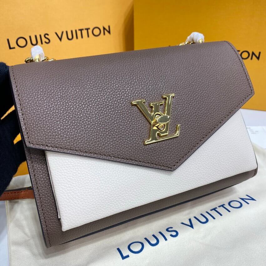 Louis Vuitton MyLockMe Chain Bag M58949 Smokey/Quartz/Caramel