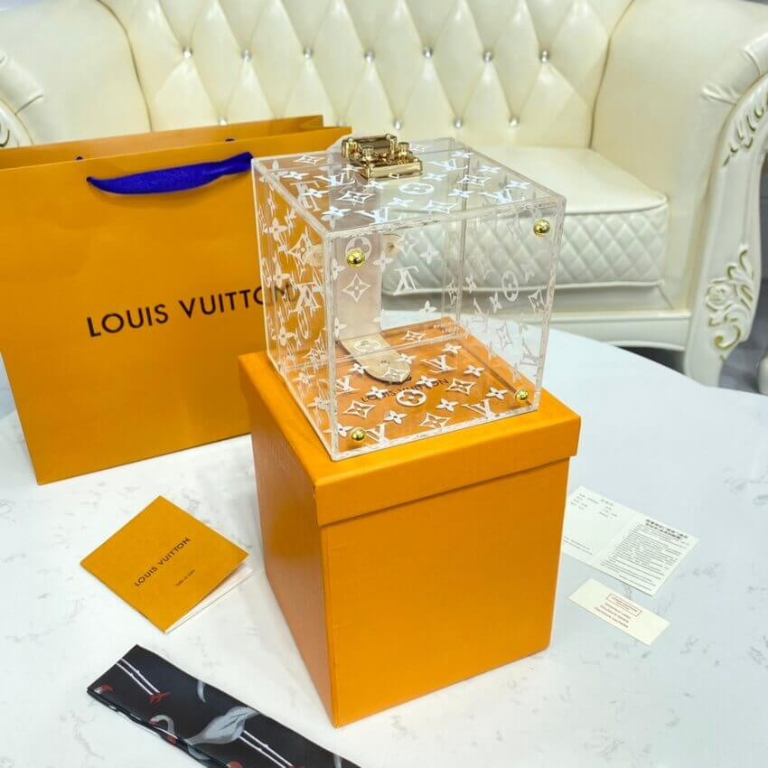 Louis Vuitton Cube Scott Box in Transparent GI0481