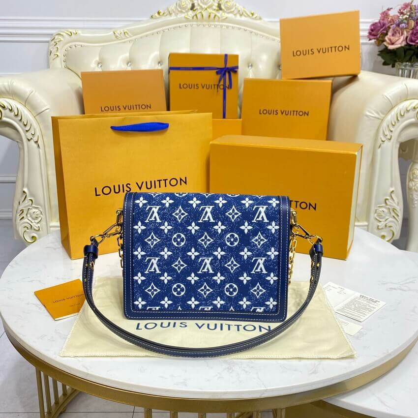 Louis Vuitton Monogram Denim Dauphine MM M59631