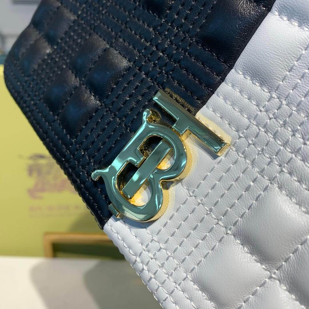 Burberry Small Quilted Two-tone Lambskin Lola Bag 80212091