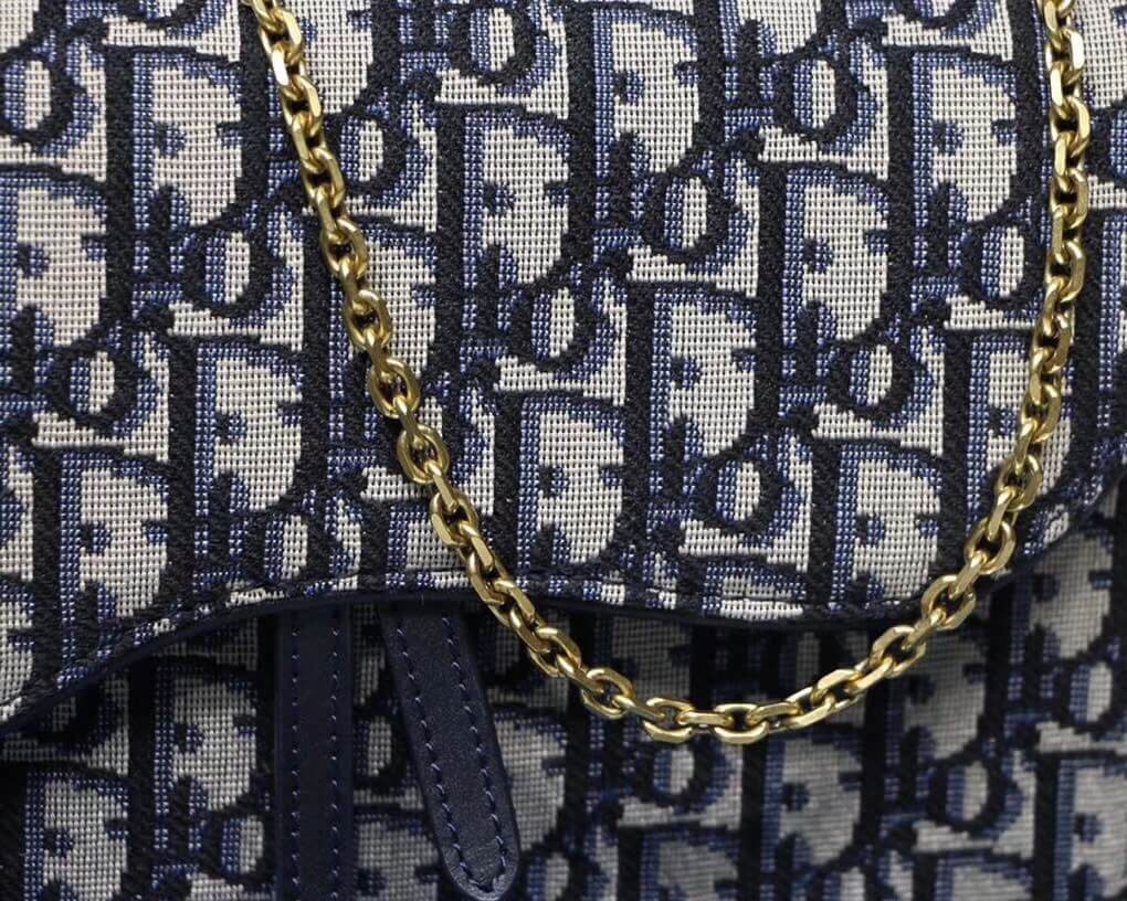 Christian Dior Oblique Saddle Clutch S5620