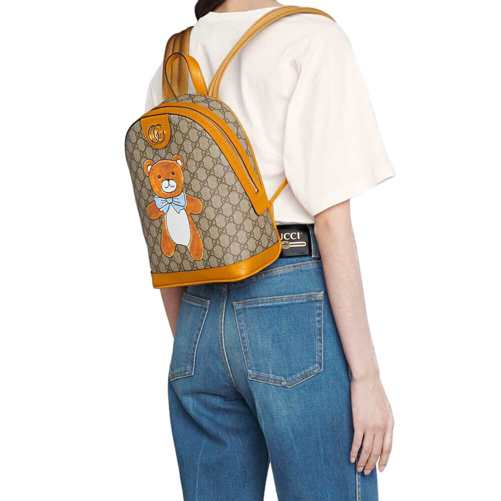 KAI x Gucci Teddy Bear Print Backpack 647816