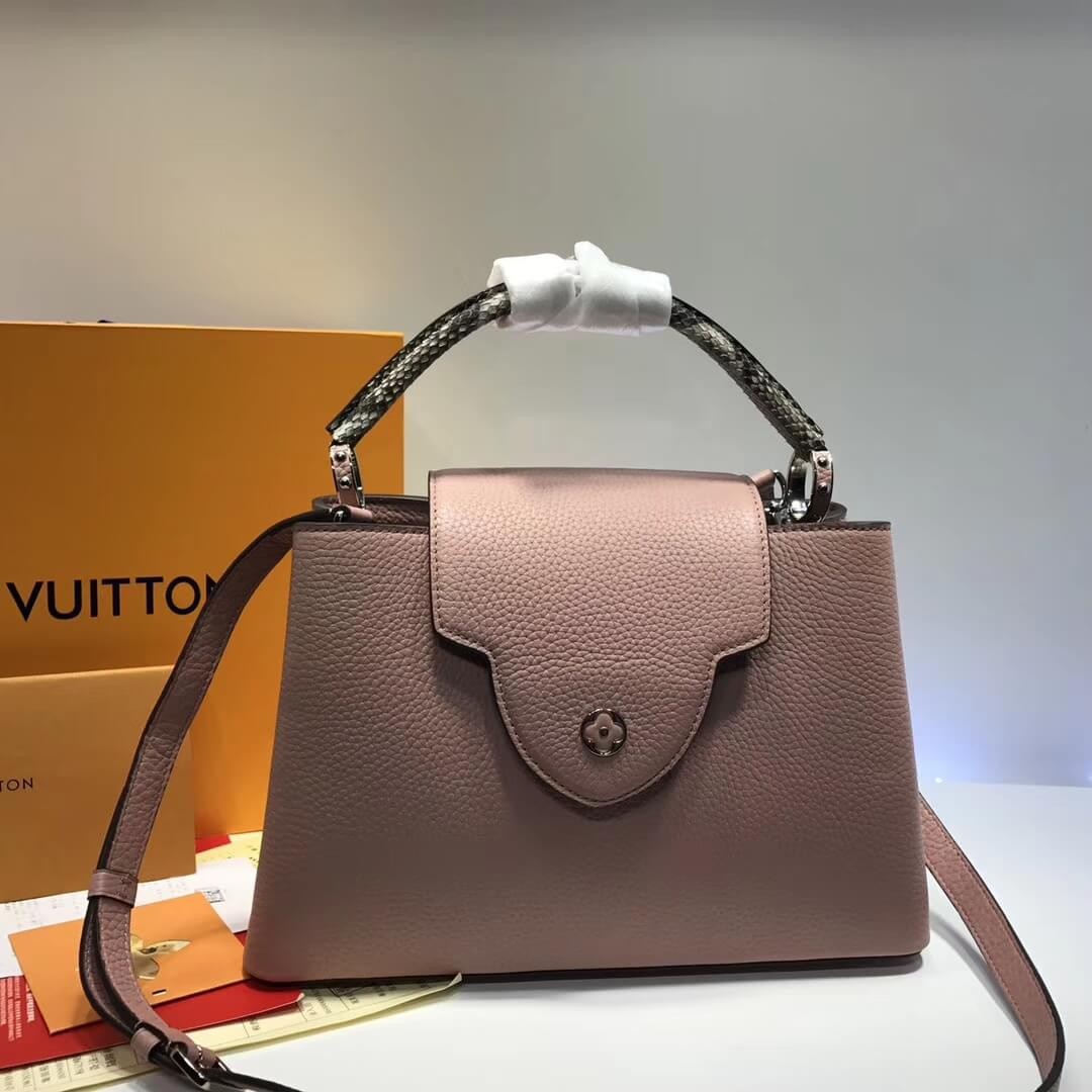 Louis Vuitton Taurillon Leather And Python Capucines BB N92039