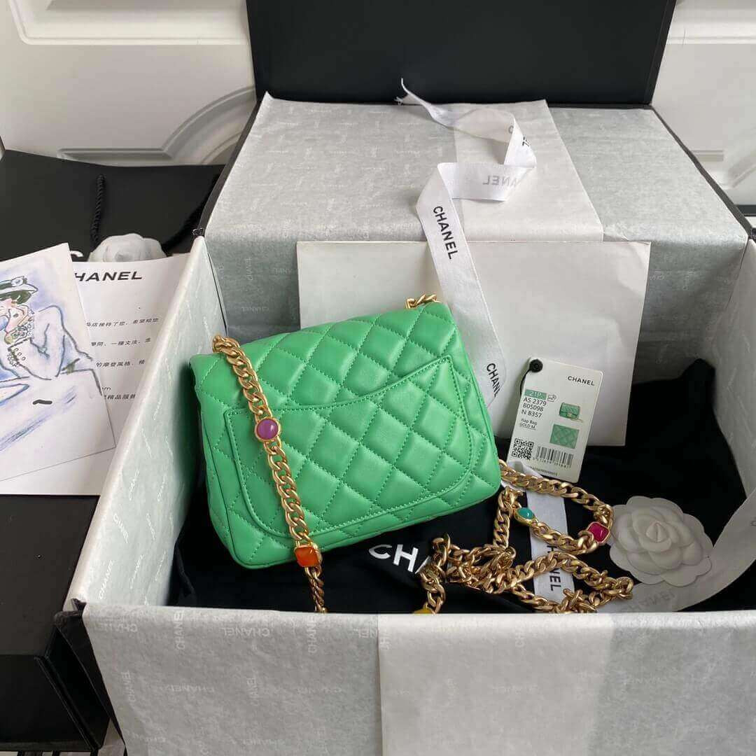 Chanel Mini Square Resin Bag AS2379