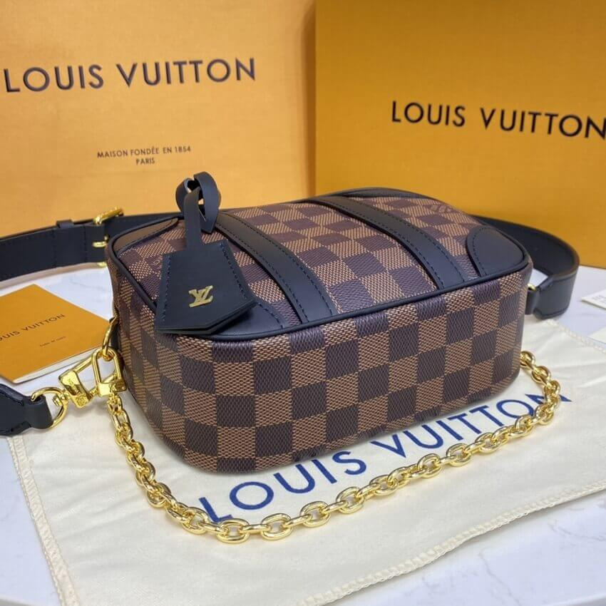 Louis Vuitton Damier Azur Valisette Souple BB N50063
