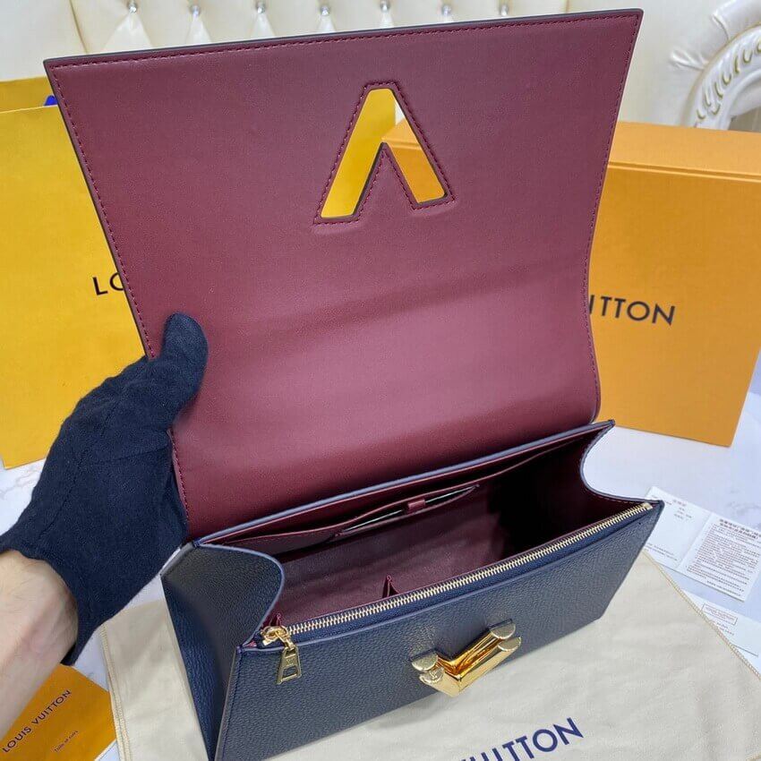 Louis Vuitton Twist One Handle MM M57090 Marine Blue