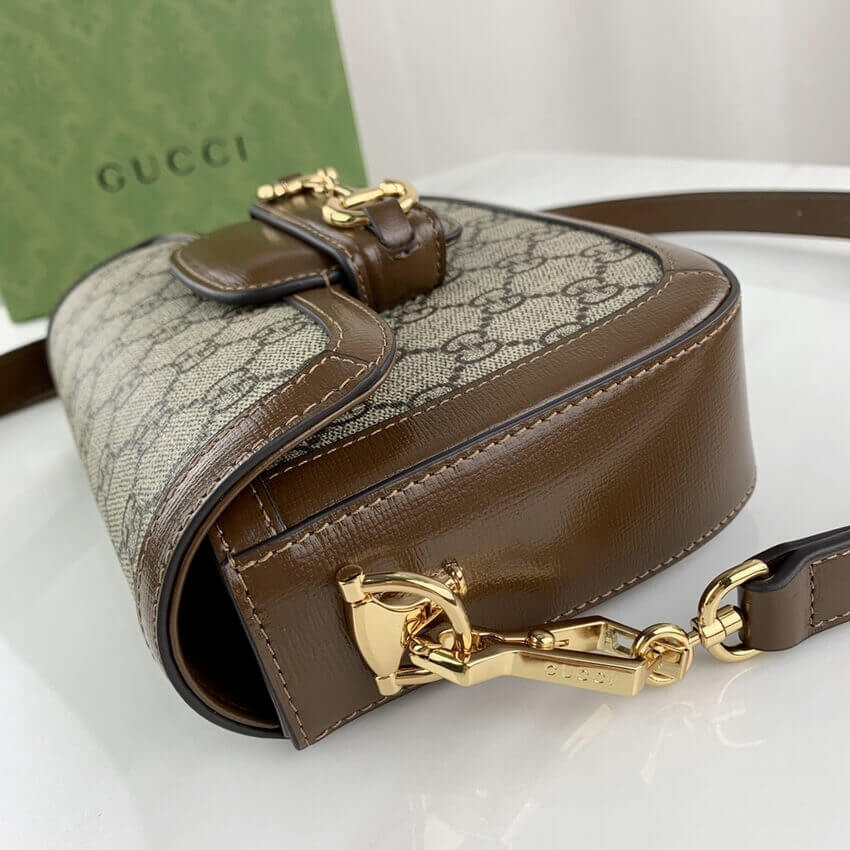 Gucci Horsebit 1955 Mini Bag in GG Supreme 658574