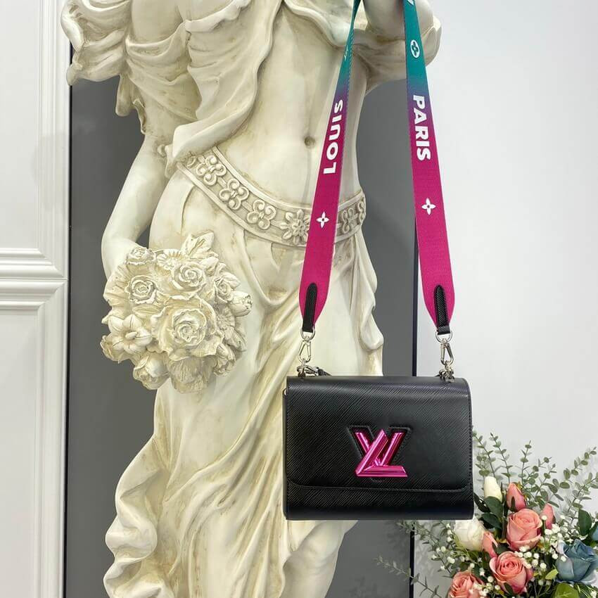 Louis Vuitton Epi Leather Twist MM M59416 Black