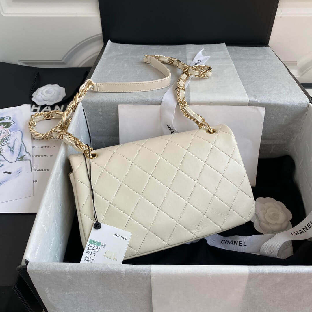 Chanel Lambskin Large Flap Bag AS2319