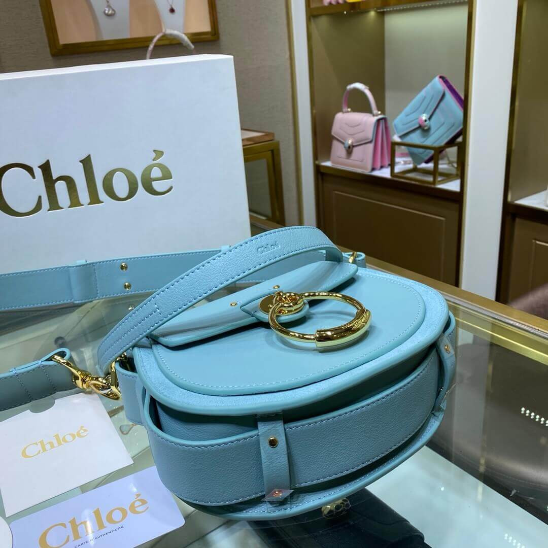 Chloe Small Tess Bag In Calfskin S1153
