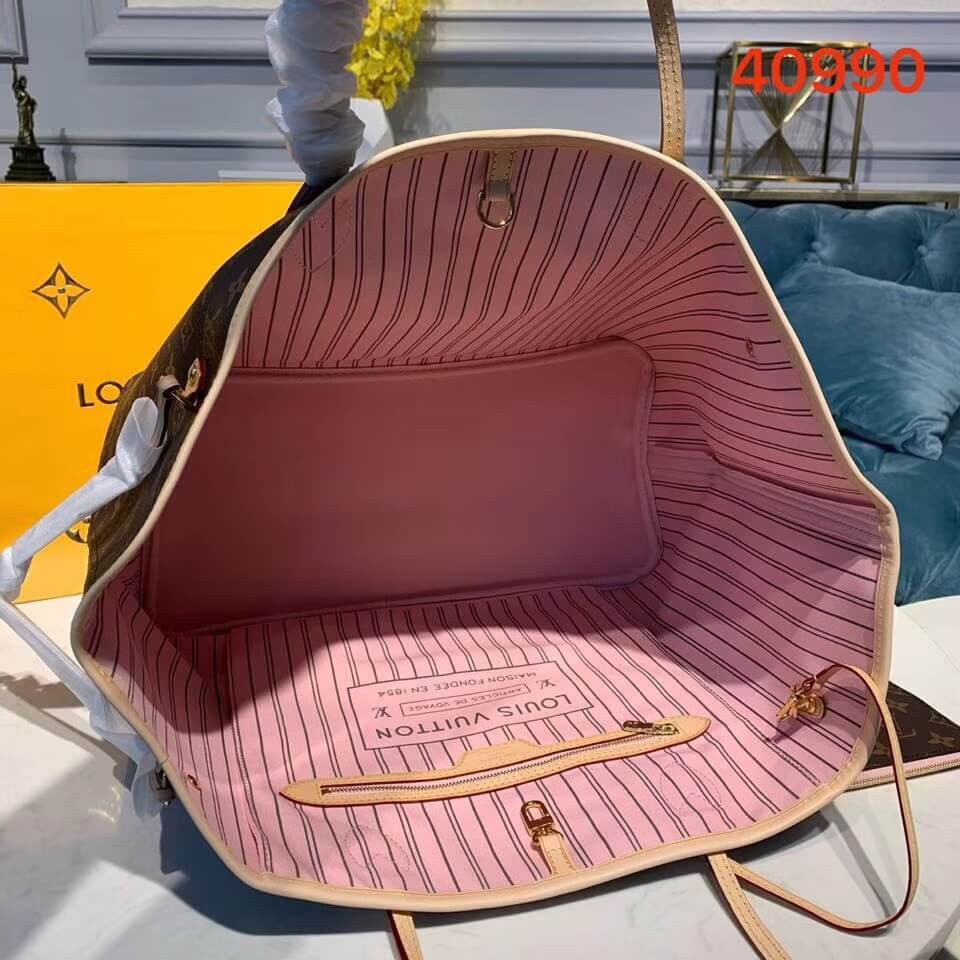 Louis Vuitton Monogram Canvas Neverfull GM M40990 Pink