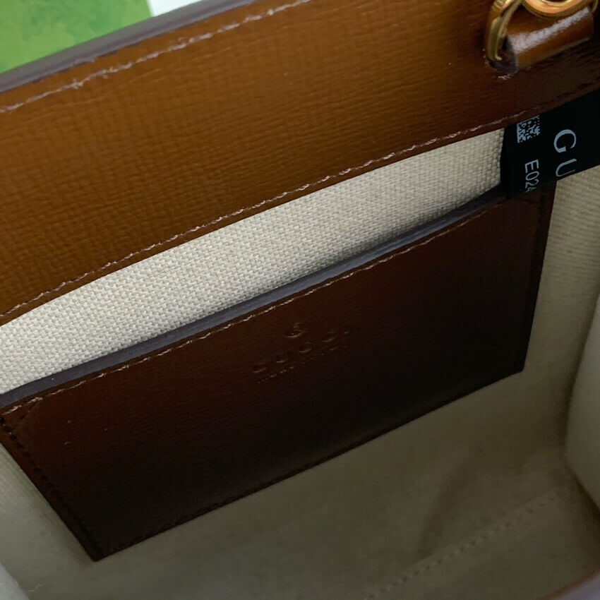 Gucci Mini Tote Bag with Interlocking G in GG Supreme 671623