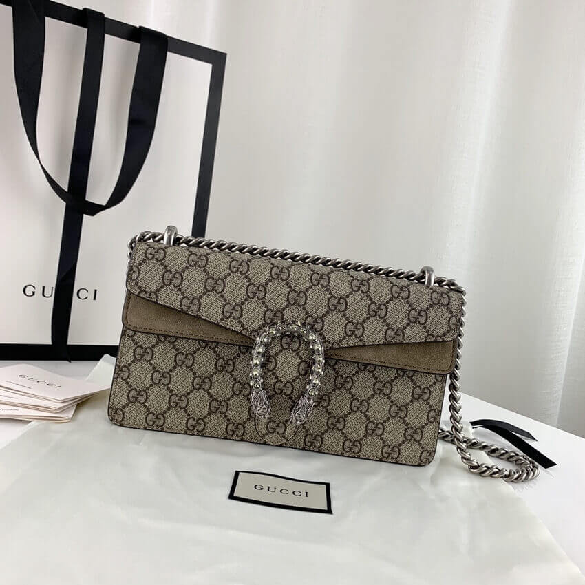Gucci Dionysus GG Canvas Small Shoulder Bag 499623