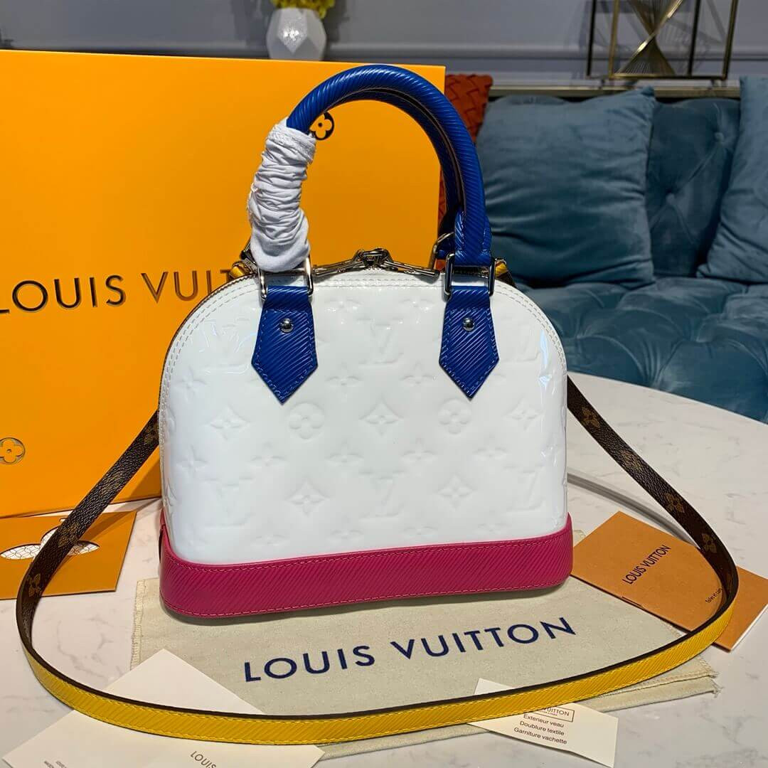 Louis Vuitton Monogram Vernis And Epi Leather Alma BB M91606