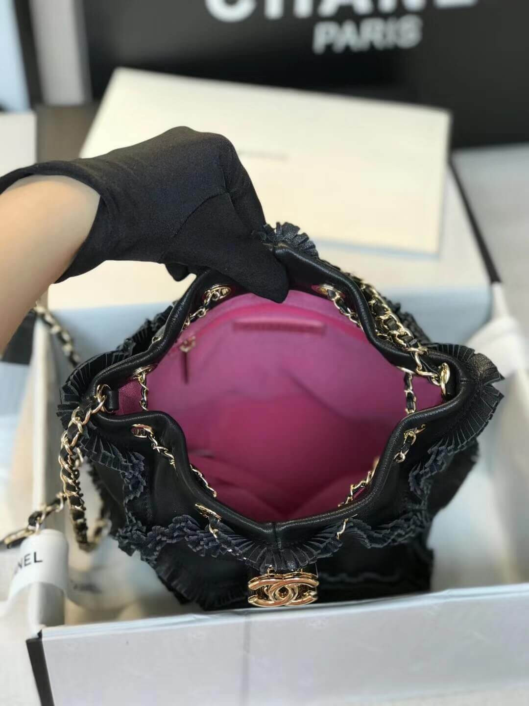 Chanel Drawstring Bag AS1503