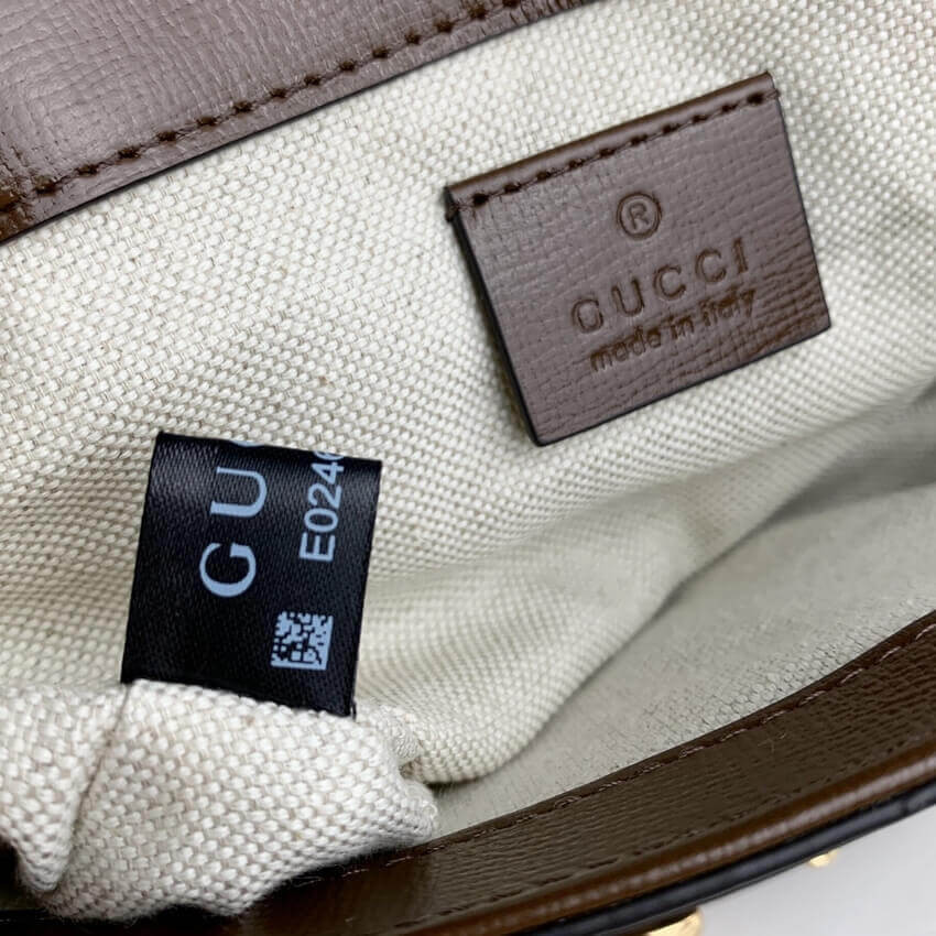 Gucci Horsebit 1955 Mini Bag in GG Supreme 658574