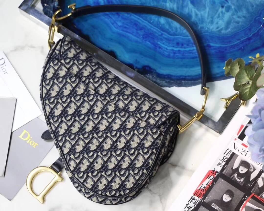 Christian Dior Oblique Saddle Bag M0446