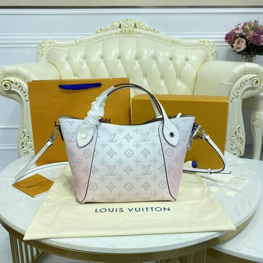Louis Vuitton Hina PM Gradient Pink Mahina Leather M57858
