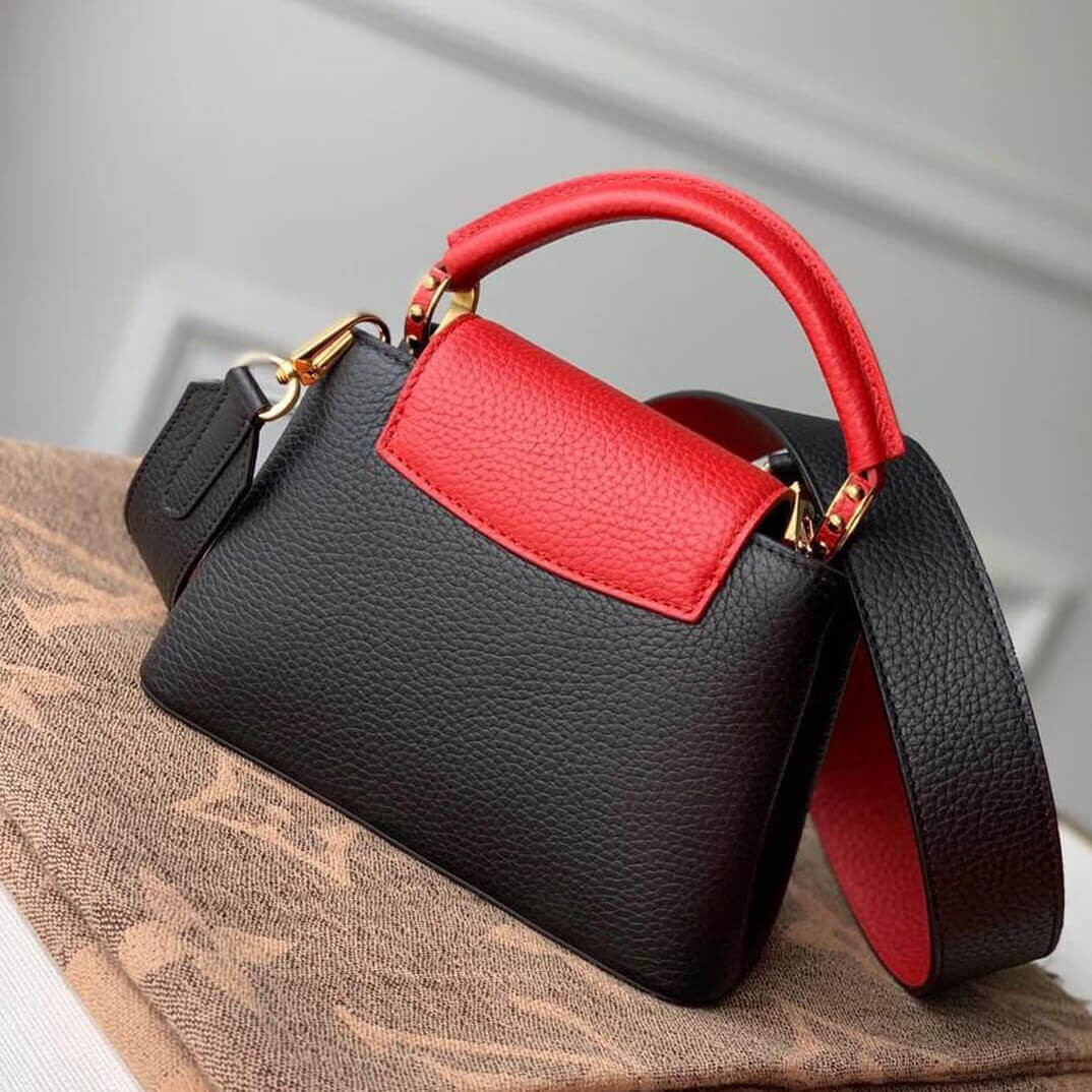 Louis Vuitton Capucines Mini M56071 Black/Red