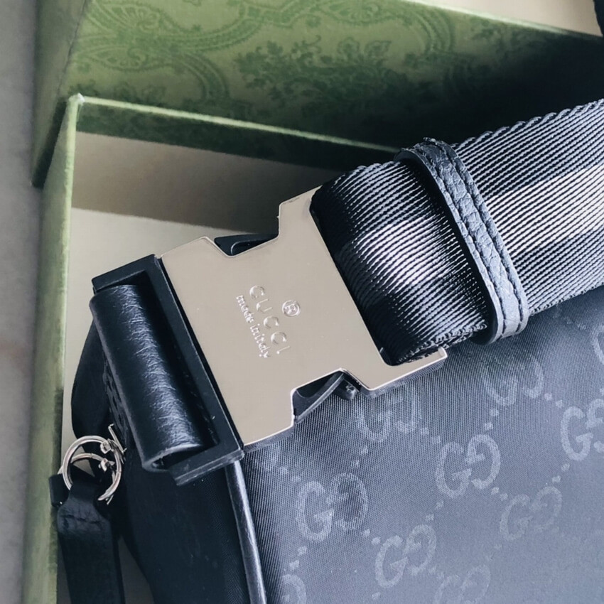 Gucci GG Guccissima Nylon Waist Crossbody Bag 449182