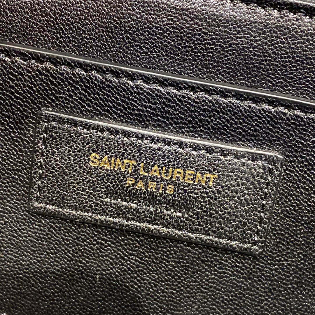 Saint Laurent YSL Solferino Small Satchel In Box Leather 634306