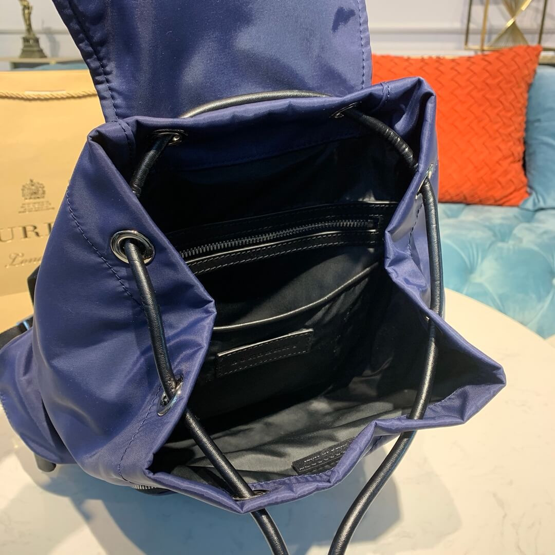 Burberry The Medium Rucksack in Logo Print Nylon 80116191