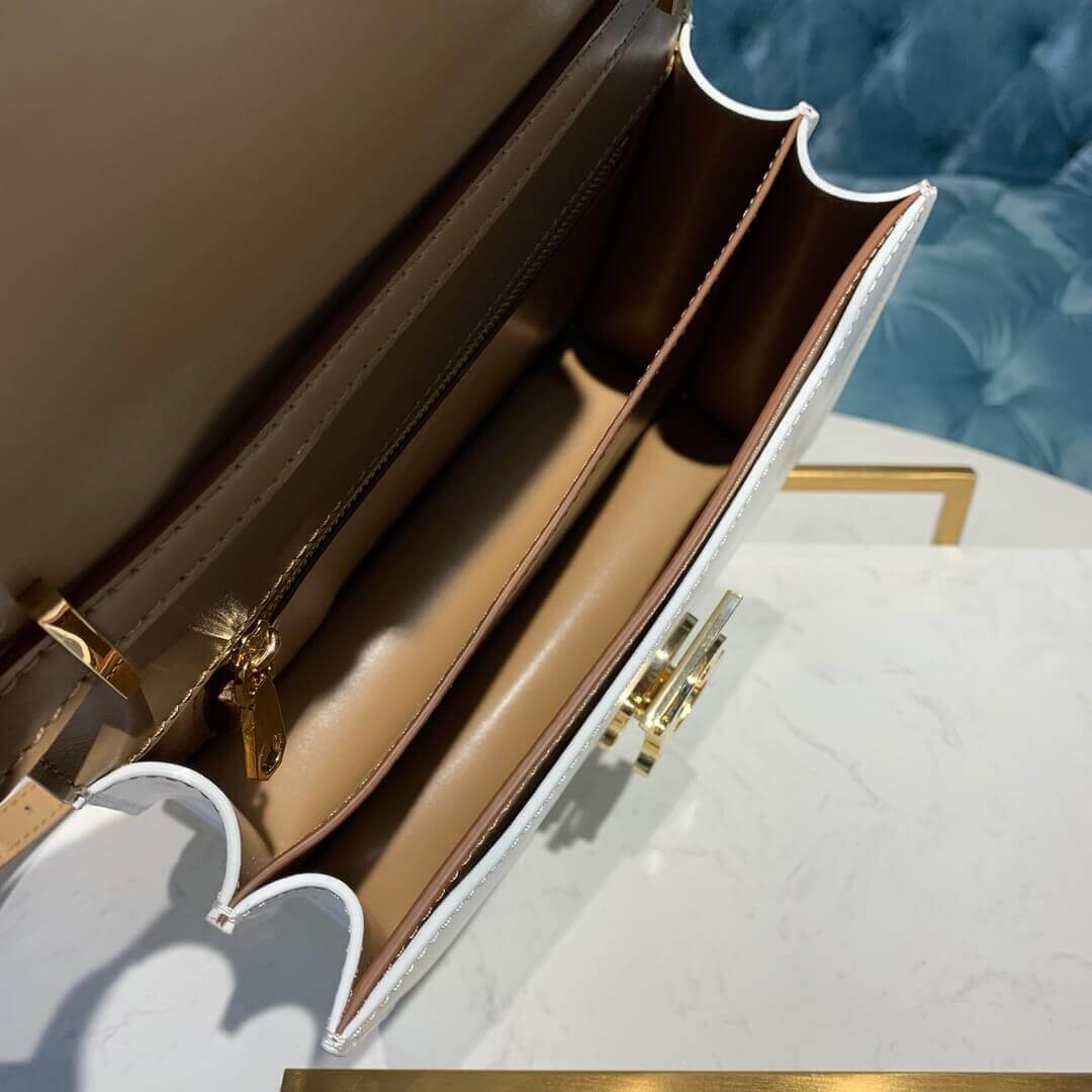 Burberry Small Two-tone Leather TB Bag 80111981