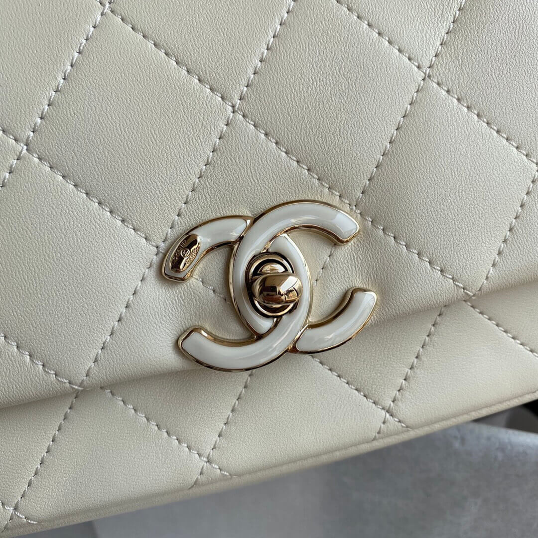 Chanel Lambskin Large Flap Bag AS2319