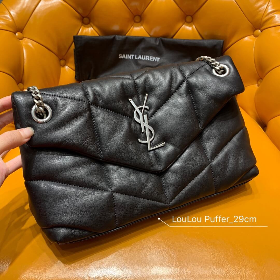 Saint Laurent Loulou Puffer Small Bag In Quilted Lambskin 577476