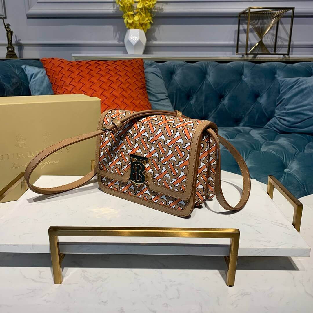 Burberry Small Monogram Lambskin TB Bag 80147841