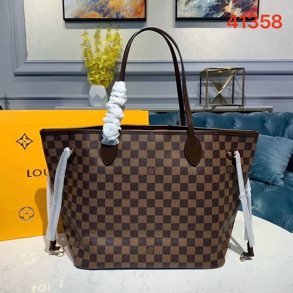 Louis Vuitton Damier Ebene Canvas Neverfull MM N41358