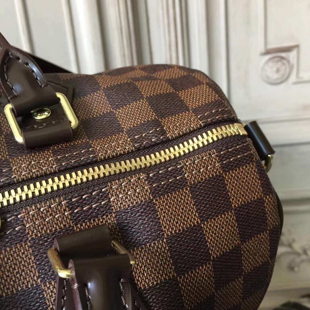 Louis Vuitton Damier Ebene Canvas Speedy Bandouliere 35 N41366