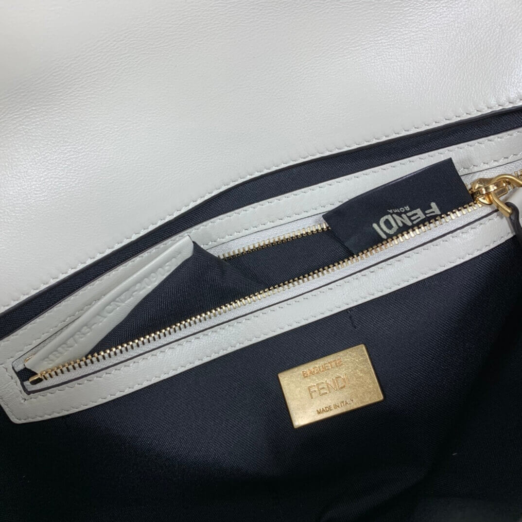 Fendi Baguette Chain Bag In Nappa Leather 8BR783